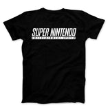 SNES White Logo on Black