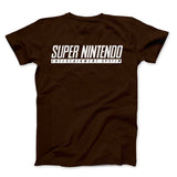 SNES White Logo on Black