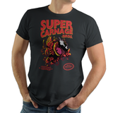 Super Carnage Bros - Retro and Pixel Video Game T-shirts - Nintendo, NES, Super Mario, Mario 3, Box Art, SMW, Super Mario World, Bowser, Gamer, Mario Bros, Mash Up, Villain, Carnage, Spider, Symboite, Comic Book, Alien, Host, Superheroes, Black, Men, Women, Kids, Tees, Clothes