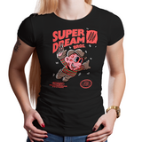Super Dream Bros - Retro and Pixel Video Game T-shirts -  Tank, Long Sleeved, Fit, Nintendo, NES, Super Mario, Mario 3, Box Art, SMW, Super Mario World, Bowser, Gamer, Mario Bros, Mash Up, Freddy Kruger, Nightmare, Elm Street, Movie, Horror, Classic Horror, Dream, Claws, Men, Women, Kids, Tees, Clothes