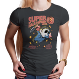 Super Halloween Bros - Retro and Pixel Video Game T-shirts -  Tank, Long Sleeved, Fit, Nintendo, NES, Super Mario, Mario 3, Box Art, SMW, Super Mario World, Bowser, Gamer, Mario Bros, Mash Up, Michael Myers, Halloween, Horror, Slasher, Movie, Film, Pumpkin, Candy, Mask, Men, Women, Kids, Tees, Clothes