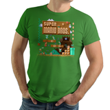 Super Mario Bros - Video Game Pixel T-Shirts & Retro Gaming Tees! Gamer, Nes, Nintendo, 80s, Pixel, 8-Bit, 1980s, Nerd, Geek, Super Mario, Metroid, SMB, Luigi, Bowser, Princess Peach, Toad, Mario1, 1UP, Koopa Troopa, 1985, King Koopa, Japanese, Kari, LikeLikes, Women, Men, Kids, Cotton, Tank, Long Sleeved, Shirt