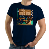Super Mario Bros - Video Game Pixel T-Shirts & Retro Gaming Tees! Gamer, Nes, Nintendo, 80s, Pixel, 8-Bit, 1980s, Nerd, Geek, Super Mario, Metroid, SMB, Luigi, Bowser, Princess Peach, Toad, Mario1, 1UP, Koopa Troopa, 1985, King Koopa, Japanese, Kari, LikeLikes, Women, Men, Kids, Cotton, Tank, Long Sleeved, Shirt