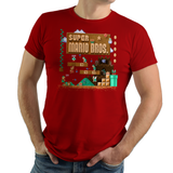 Super Mario Bros - Video Game Pixel T-Shirts & Retro Gaming Tees! Gamer, Nes, Nintendo, 80s, Pixel, 8-Bit, 1980s, Nerd, Geek, Super Mario, Metroid, SMB, Luigi, Bowser, Princess Peach, Toad, Mario1, 1UP, Koopa Troopa, 1985, King Koopa, Japanese, Kari, LikeLikes, Women, Men, Kids, Cotton, Tank, Long Sleeved, Shirt