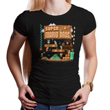 Super Mario Bros - Video Game Pixel T-Shirts & Retro Gaming Tees! Gamer, Nes, Nintendo, 80s, Pixel, 8-Bit, 1980s, Nerd, Geek, Super Mario, Metroid, SMB, Luigi, Bowser, Princess Peach, Toad, Mario1, 1UP, Koopa Troopa, 1985, King Koopa, Japanese, Kari, LikeLikes, Women, Men, Kids, Cotton, Tank, Long Sleeved, Shirt