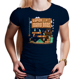 Super Mario Bros - Video Game Pixel T-Shirts & Retro Gaming Tees! Gamer, Nes, Nintendo, 80s, Pixel, 8-Bit, 1980s, Nerd, Geek, Super Mario, Metroid, SMB, Luigi, Bowser, Princess Peach, Toad, Mario1, 1UP, Koopa Troopa, 1985, King Koopa, Japanese, Kari, LikeLikes, Women, Men, Kids, Cotton, Tank, Long Sleeved, Shirt