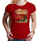 Super Mario Bros - Video Game Pixel T-Shirts & Retro Gaming Tees! Gamer, Nes, Nintendo, 80s, Pixel, 8-Bit, 1980s, Nerd, Geek, Super Mario, Metroid, SMB, Luigi, Bowser, Princess Peach, Toad, Mario1, 1UP, Koopa Troopa, 1985, King Koopa, Japanese, Kari, LikeLikes, Women, Men, Kids, Cotton, Tank, Long Sleeved, Shirt
