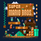 Super Mario Bros - Video Game Pixel T-Shirts & Retro Gaming Tees! Gamer, Nes, Nintendo, 80s, Pixel, 8-Bit, 1980s, Nerd, Geek, Super Mario, Metroid, SMB, Luigi, Bowser, Princess Peach, Toad, Mario1, 1UP, Koopa Troopa, 1985, King Koopa, Japanese, Kari, LikeLikes, Women, Men, Kids, Cotton, Tank, Long Sleeved, Shirt