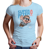 Super Peter Zero Power - Retro and Pixel Video Game T-shirts - Nintendo, NES, Super Mario, Mario 3, Box Art, SMW, Super Mario World, Bowser, Gamer, Mario Bros, Mash Up, Comic Book, Superheroes, Peter, Merc, Zero Power, No Power, Deadpool, Parody, SMB, Sirt, Tank, Long Sleeved, Men, Women, Kids, Tees, Clothes