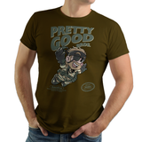 Pretty Good Bros - Retro and Pixel Video Game T-shirts - Nintendo, NES, Super Mario, Mario 3, Box Art, SMW, Super Mario World, Bowser, Gamer, Mario Bros, Mash Up, Metal Gear Solid, Big Boss, Solid Snake, MGS 3, Soldier, Pretty Good, Snake Eater, Men, Women, Kids, Tees, Clothes