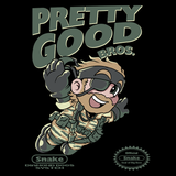 Pretty Good Bros - Retro and Pixel Video Game T-shirts - Nintendo, NES, Super Mario, Mario 3, Box Art, SMW, Super Mario World, Bowser, Gamer, Mario Bros, Mash Up, Metal Gear Solid, Big Boss, Solid Snake, MGS 3, Soldier, Pretty Good, Snake Eater, Men, Women, Kids, Tees, Clothes